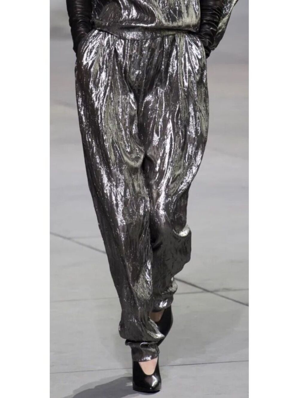 NWT Michael Kors Collection Metallic Trousers